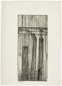 Louise Bourgeois. Plate 9 of 9, from the illustrated book, He Disappeared into Complete Silence. 1946-1947
