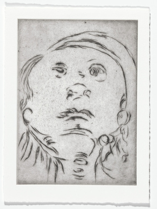 Louise Bourgeois. Untitled, plate 4 of 9, from the portfolio, The View from the Bottom of the Well. 1995
