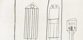 Louise Bourgeois. Atlantic Avenue No 2: Transparent Houses. c. 1990