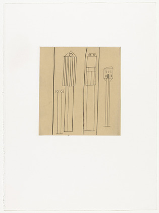 Louise Bourgeois. Atlantic Avenue No 2: Transparent Houses. c. 1990