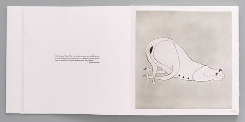 Louise Bourgeois. Untitled, plate 1 of 5, from the illustrated book, Metamorfosis. 1999