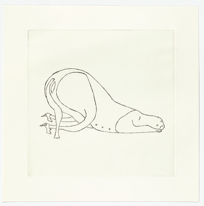 Louise Bourgeois. Untitled, plate 1 of 5, from the illustrated book, and plate 1 of 7, from the portfolio, Metamorfosis. 1997