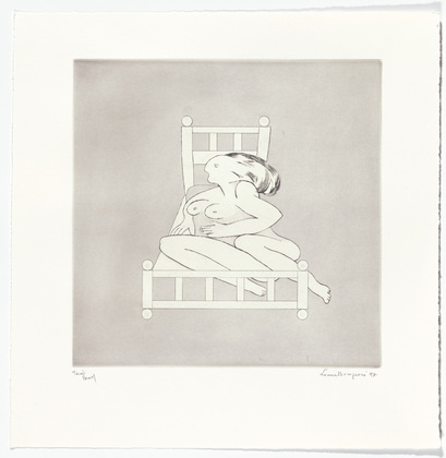 Louise Bourgeois. Untitled, plate 2 of 5, from the illustrated book, and plate 2 of 7, from the portfolio, Metamorfosis. 1997