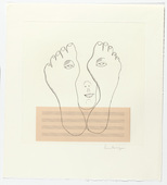 Louise Bourgeois. Untitled, plate 3 of 5, from the illustrated book, and plate 3 of 7, from the portfolio, Metamorfosis. 1997