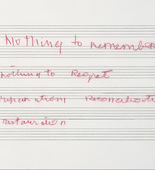 Louise Bourgeois. Text in Nothing to Remember (set 1), from the series of folio sets (1-6). 2004-2006