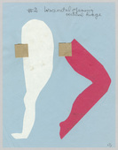 Louise Bourgeois. #2 Horizontal Opening Vertical Hinge. 1986