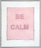Louise Bourgeois. Be Calm. 2004