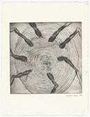 Louise Bourgeois. Untitled, plate 6 of 9, from the illustrated book, Ode à Ma Mère. 1995