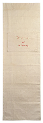 Louise Bourgeois. Duration and Intensité, cover. 2007