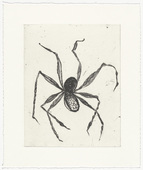 Louise Bourgeois. Untitled plate 8 of 9, from the illustrated book, Ode à Ma Mère. 1995