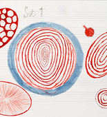 Louise Bourgeois. Untitled drawing, in Nothing to Remember (set 1), from the series of folio sets (1-6). 2004-2006