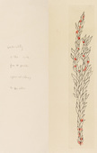 Louise Bourgeois. Untitled, plate 3 of 5, from the illustrated book, Duration and Intensité. 2007