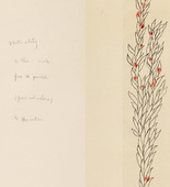 Louise Bourgeois. Untitled, plate 3 of 5, from the illustrated book, Duration and Intensité. 2007