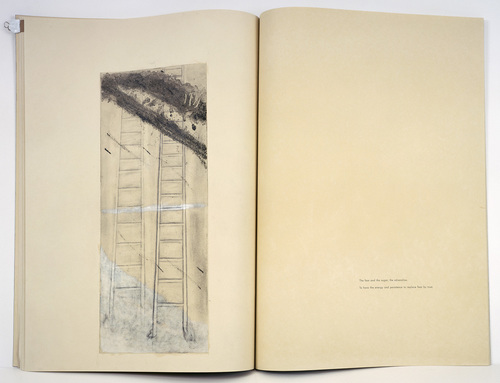 Louise Bourgeois. The Ladder of Success, plate 14 of 18, from the illustrated book, One's Sleep (3). 2003