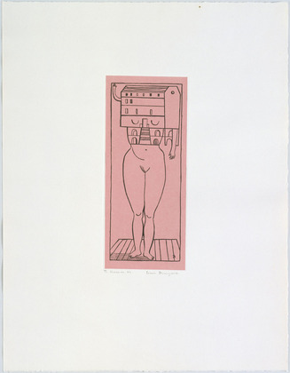 Louise Bourgeois. Femme Maison. 1984