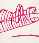 Louise Bourgeois. Untitled, no. 135 of 220, from the series, The Insomnia Drawings. 1995