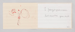 Louise Bourgeois. Untitled drawing, in Nothing to Remember (set 6), from the series of folio sets (1-6). 2004-2006