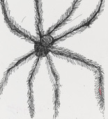 Louise Bourgeois. Untitled (Study for Hairy Spider). 2001