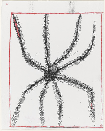 Louise Bourgeois. Untitled (Study for Hairy Spider). 2001