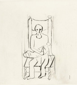 Louise Bourgeois. Paternity, plate 12 of 14, from the portfolio, Autobiographical Series. 1993