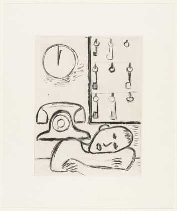 Louise Bourgeois. Untitled, plate 11 of 14, from the portfolio, Autobiographical Series. 1993