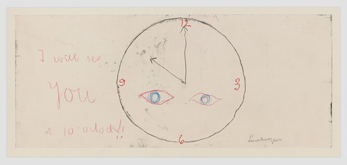 Louise Bourgeois. I Will See You at 10 O'Clock!! 2006