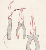 Louise Bourgeois. La Réparation, plate 3 of 7, from the portfolio, La Réparation. 2001