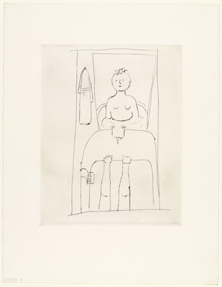 Louise Bourgeois. Untitled, plate 10 of 14, from the portfolio, Autobiographical Series. 1993