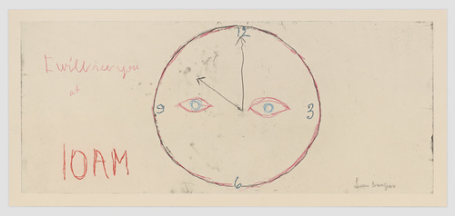Louise Bourgeois. I Will See You at 10 AM. 2006