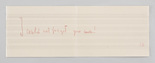 Louise Bourgeois. Text in Nothing to Remember (set 5), from the series of folio sets (1-6). 2004-2006