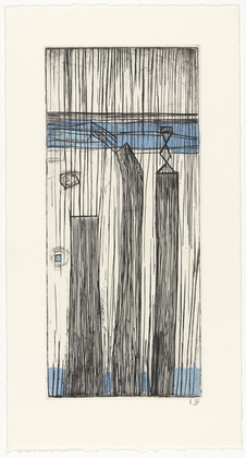 Louise Bourgeois. Plate 9 of 9, from the illustrated book, He Disappeared into Complete Silence, second edition. 1995-2003