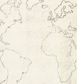 Louise Bourgeois. Map of the Western Hemisphere. 1995