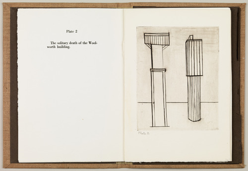 Louise Bourgeois. Plate 2 of 9, from the illustrated book, He Disappeared into Complete Silence, first edition (Example 15). 1947