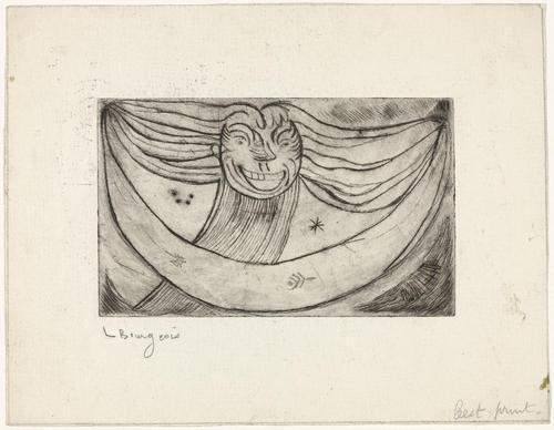 Louise Bourgeois. Greetings: Laughing Monster. 1946