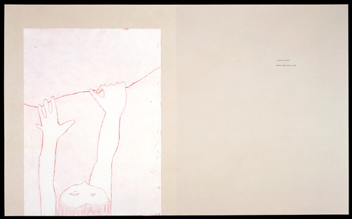 Louise Bourgeois. Untitled, plate 12 of 17, from the illustrated book, Hang On. 2004