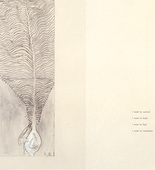 Louise Bourgeois. Untitled, plate 2 of 17, from the illustrated book, Hang On. 2004