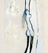 Louise Bourgeois. Untitled, plate 3 of 17, from the illustrated book, Hang On. 2004