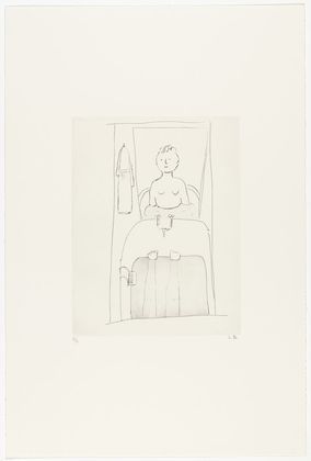 Louise Bourgeois. Untitled, plate 10 of 14, from the portfolio, Autobiographical Series. 1994