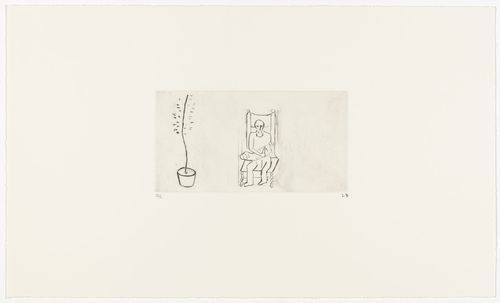 Louise Bourgeois. Paternity, plate 12 of 14, from the portfolio, Autobiographical Series. 1994