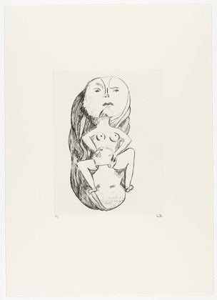 Louise Bourgeois. Untitled, plate 2 of 14, from the portfolio, Autobiographical Series. 1994