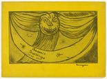 Louise Bourgeois. Greetings: Laughing Monster. 1946