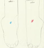 Louise Bourgeois. Hanging Feet. 1999