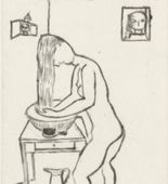 Louise Bourgeois. Untitled, plate 9 of 14, from the portfolio, Autobiographical Series. 1994