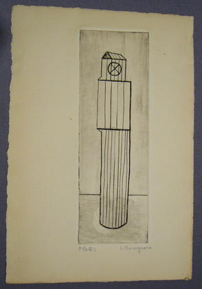 Louise Bourgeois. Plate 1 of 9, from the illustrated book, He Disappeared into Complete Silence, first edition (Example 17). 1947