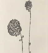 Louise Bourgeois. Untitled, plate 2 of 10, from the illustrated book, Homely Girl, A Life, volume I. 1992