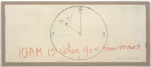 Louise Bourgeois. 10 AM Is When You Come to Me (set 2), from the series of installation sets (1-10). 2006