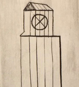 Louise Bourgeois. Plate 1 of 9, from the illustrated book, He Disappeared into Complete Silence, first edition (Example 4). 1947