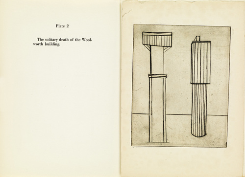 Louise Bourgeois. Plate 2 of 9, from the illustrated book, He Disappeared into Complete Silence, first edition (Example 19). 1947