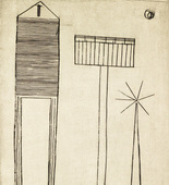 Louise Bourgeois. Plate 6 of 9, from the illustrated book, He Disappeared into Complete Silence, first edition (Example 19). 1947