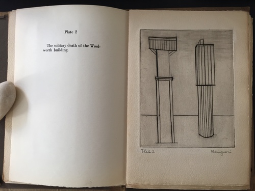 Louise Bourgeois. Plate 2 of 9, from the illustrated book, He Disappeared into Complete Silence, first edition (Example 6). 1947